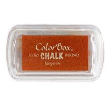 TANGERINE - Colorbox Fluid Chalk Mini Ink Pad for paper, foil and clay craft